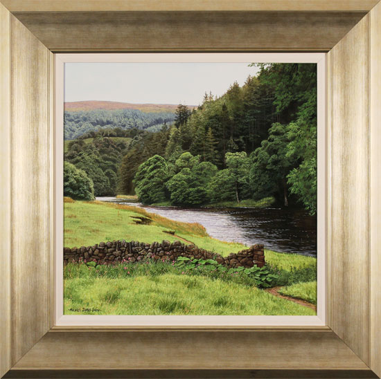 Michael James Smith, Original oil painting on panel, The River Wharfe