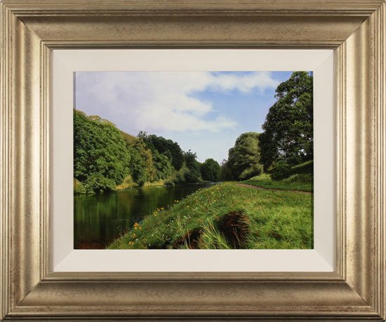 Michael James Smith, Original oil painting on panel, The River Wharfe