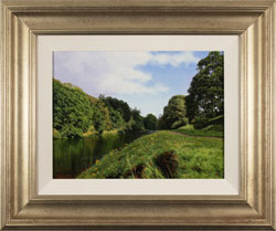 Michael James Smith, Original oil painting on panel, The River Wharfe Large image. Click to enlarge