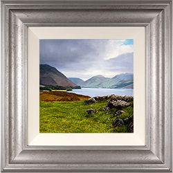 Michael James Smith, Original oil painting on panel, Wast Water, Cumbria