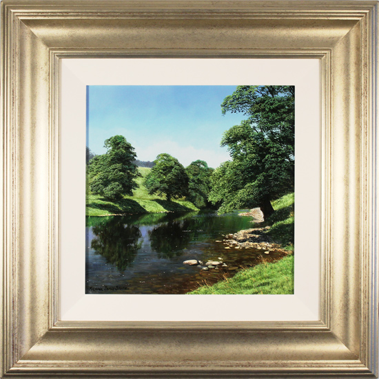 Michael James Smith, Original oil painting on panel, Gentle River