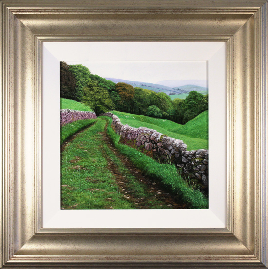 Michael James Smith, Original oil painting on panel, Country Walk