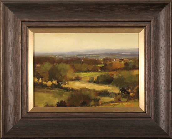 Michael John Ashcroft, ROI, Original oil painting on panel, On the Edge of Autumn