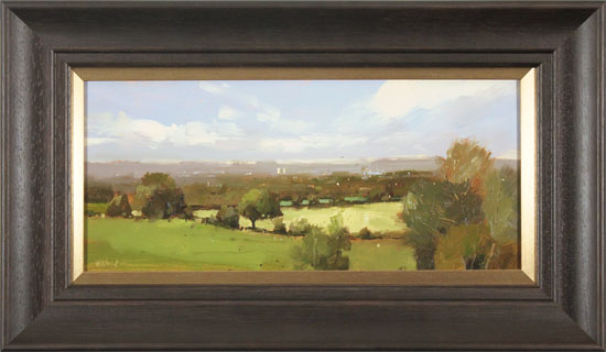Michael John Ashcroft, ROI, Original oil painting on panel, The Brink of Autumn, click to enlarge