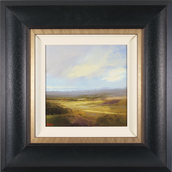 Michael John Ashcroft, ROI, Original oil painting on panel, Facing East, Yorkshire Moors, click to enlarge