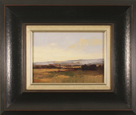 Michael John Ashcroft, ROI, Original oil painting on panel, Pale Skies