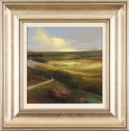 Michael John Ashcroft, ROI, Original oil painting on panel, Down the Valley, Yorkshire