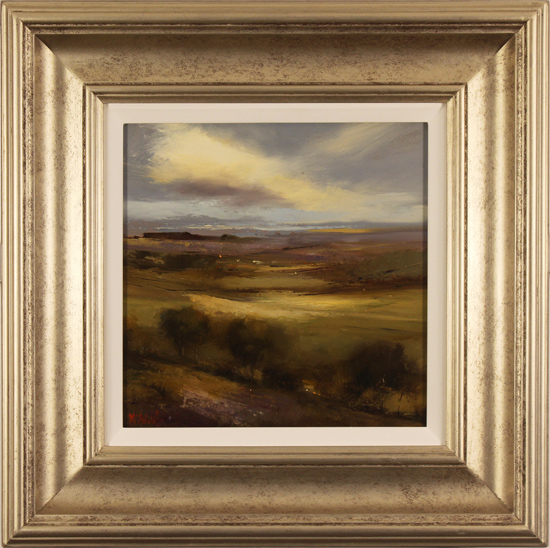 Michael John Ashcroft, ROI, Original oil painting on panel, Autumn Green, Yorkshire