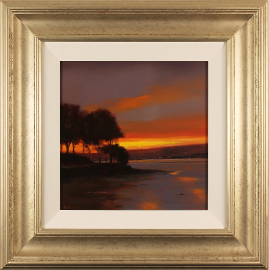 Michael John Ashcroft, ROI, Original oil painting on panel, Sundown