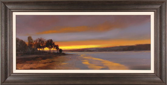 Michael John Ashcroft, ROI, Original oil painting on panel, Sunset Strip 