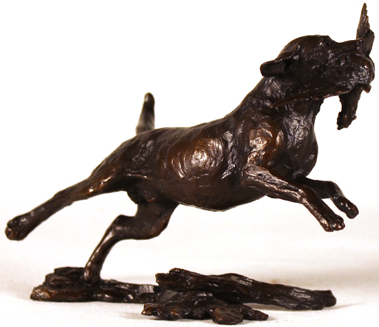 Michael Simpson, Bronze, Small Labrador Retrieving