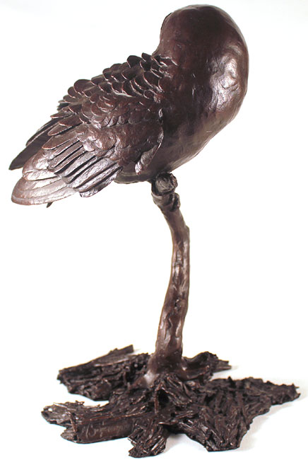 Michael Simpson, Bronze, Night Owl Without frame image. Click to enlarge