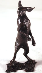 Michael Simpson, Bronze, Small Hare Standing