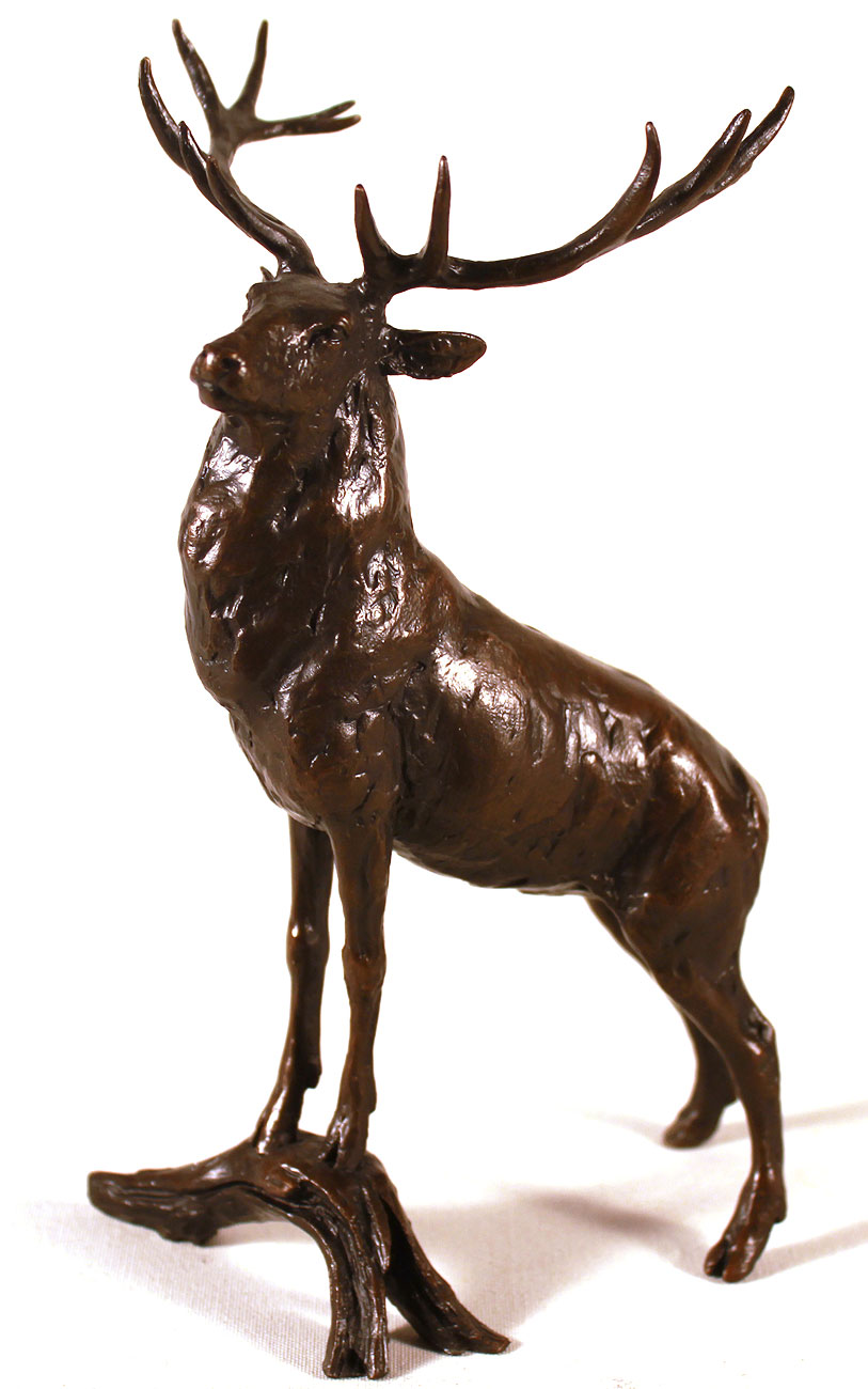 Michael Simpson, Bronze, Regal Stag. Click to enlarge