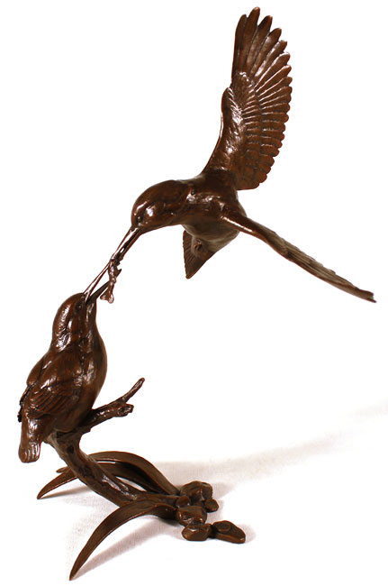 Michael Simpson, Bronze, Water's Edge Without frame image. Click to enlarge
