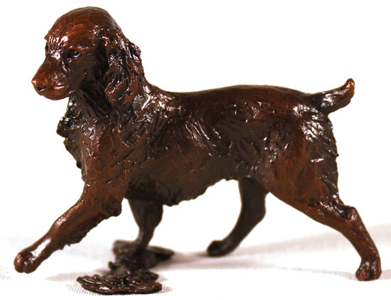 Michael Simpson, Bronze, Small Springer Spaniel, click to enlarge