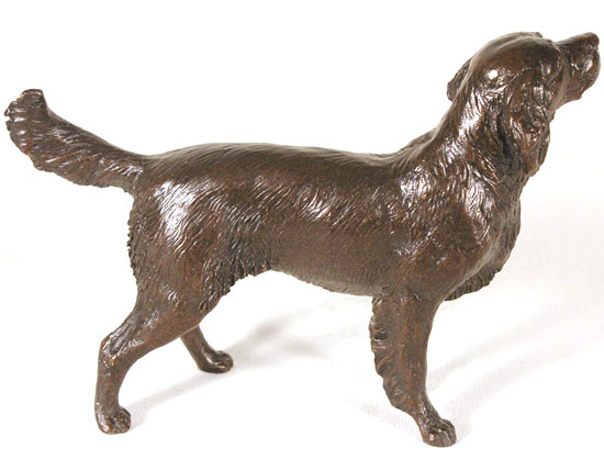 Michael Simpson, Bronze, Medium Springer Spaniel Standing Signature image. Click to enlarge
