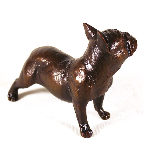 Michael Simpson, Bronze, Small French Bulldog Without frame image. Click to enlarge
