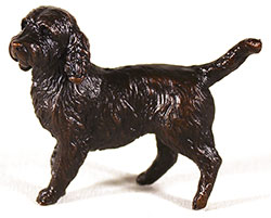 Michael Simpson, Bronze, Small Cockerpoo Standing  Large image. Click to enlarge