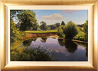 Michael James Smith, Original oil painting on canvas, The river Wye, Wales Large image. Click to enlarge