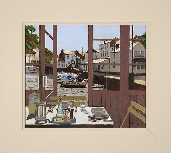Mike Hall, Original acrylic painting on board, Based on Polperro 