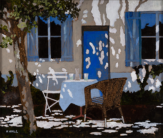 Mike Hall, Original acrylic painting on board, Evening Dapple 