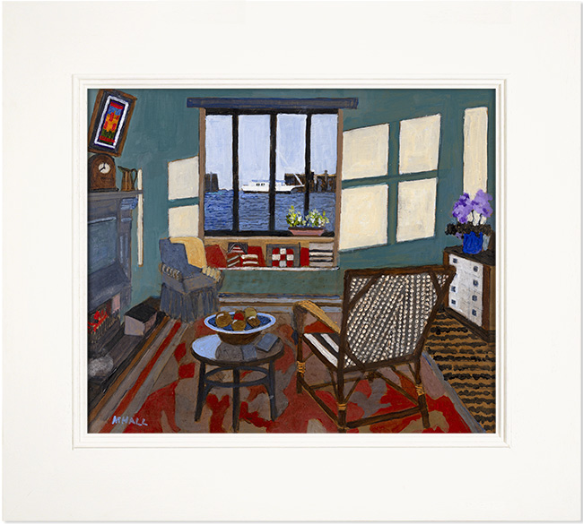Mike Hall, Original acrylic painting on board, Evening Light, click to enlarge