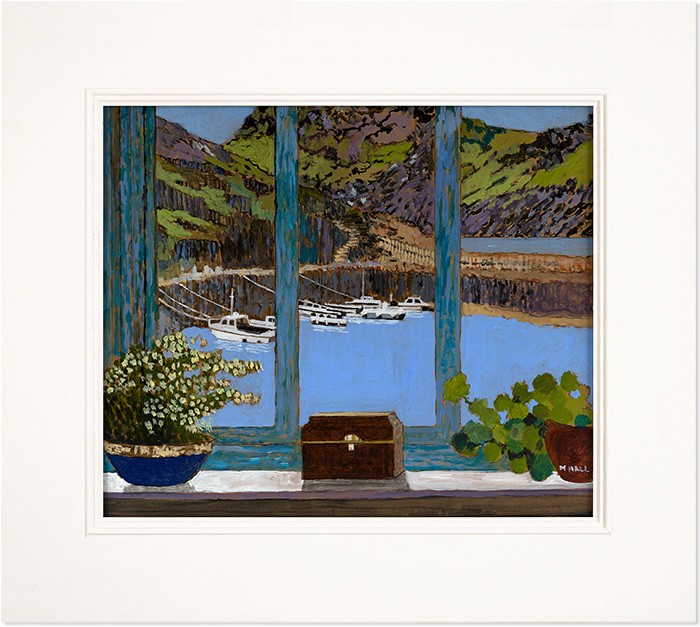 Mike Hall, Original acrylic painting on board, Boscastle, click to enlarge