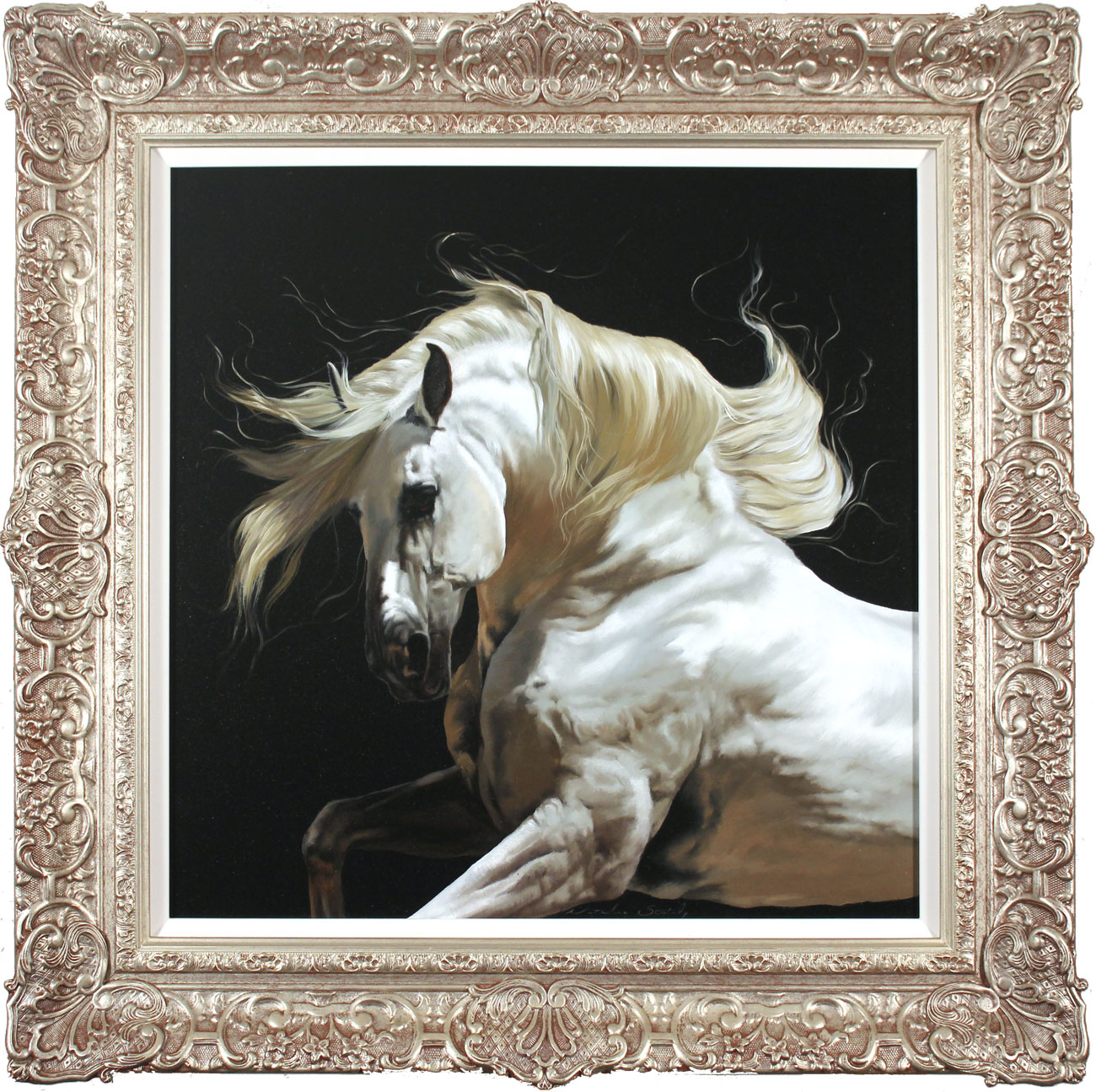 Andalusian Stallion Original Painting By Natalie Stutely York Fine Arts andalusian-stallion-original-painting-by-natalie-stutely-york-fine-arts