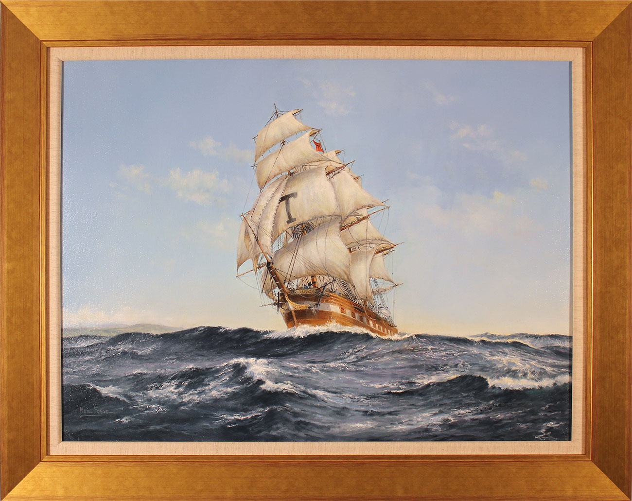 Neil Foggo, Original oil painting on canvas, The Anglo American. Click to enlarge