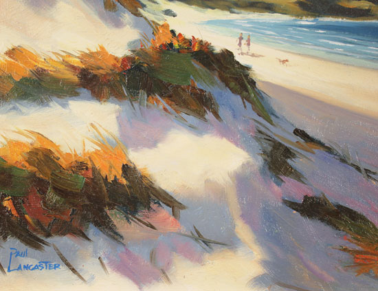Paul Lancaster, Original oil painting on panel, Beyond the Dunes Signature image. Click to enlarge