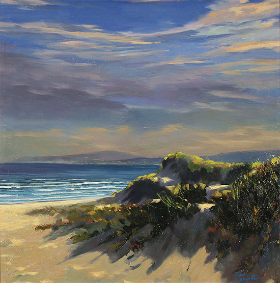 Paul Lancaster, Original oil painting on panel, Rolling Skies Without frame image. Click to enlarge