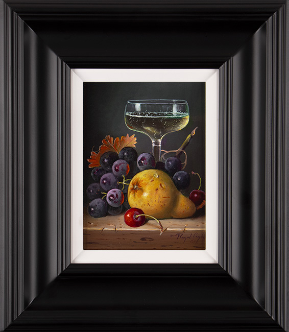 Raymond Campbell, Original oil painting on panel, A Light Apéritif 