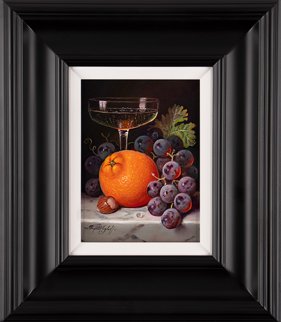 Raymond Campbell, Original oil painting on panel, A Delicate Finish, click to enlarge