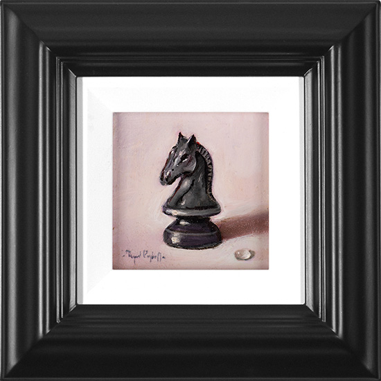 Raymond Campbell, Original oil painting on panel, Knight, click to enlarge
