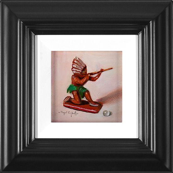 Raymond Campbell, Original oil painting on panel, Vintage Toy, click to enlarge