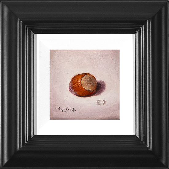 Raymond Campbell, Original oil painting on panel, Hazelnut 