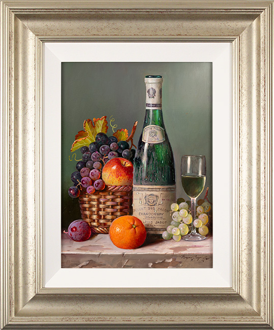 Raymond Campbell, Original oil painting on panel, Bourgogne Chardonnay, 1994, click to enlarge