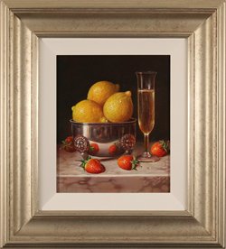 Raymond Campbell, Original oil painting on panel, Pleasure for the Palate Large image. Click to enlarge