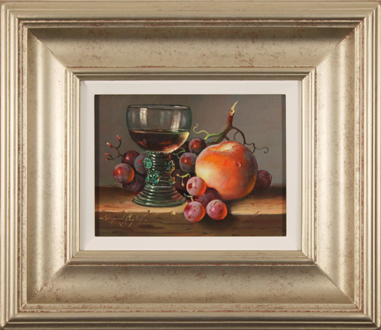 Raymond Campbell, Original oil painting on panel, A Sweet Finish 