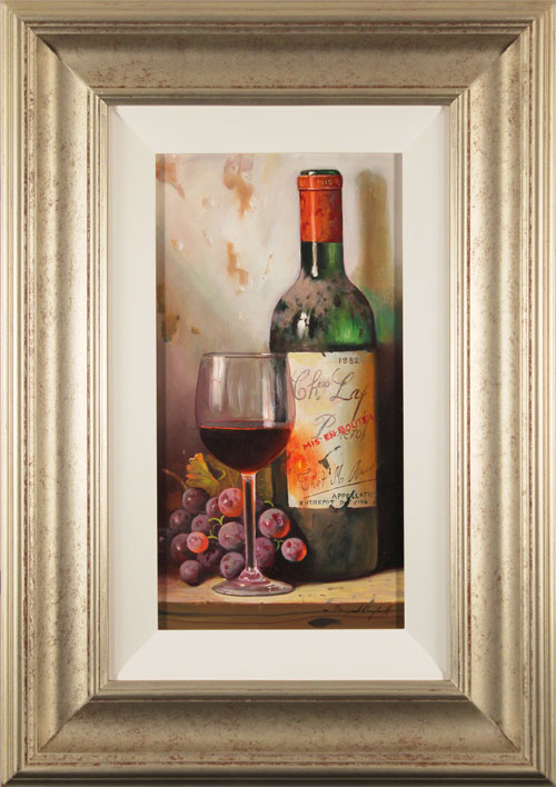 Raymond Campbell, Original oil painting on panel, Chateau Lafleur, 1982 , click to enlarge