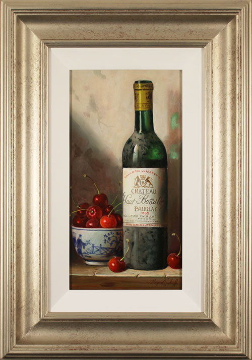 Raymond Campbell, Original oil painting on panel, Chateau Haut Batailley, 1985 