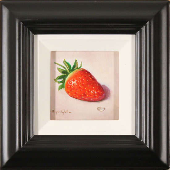 Raymond Campbell, Original oil painting on panel, Strawberry, click to enlarge