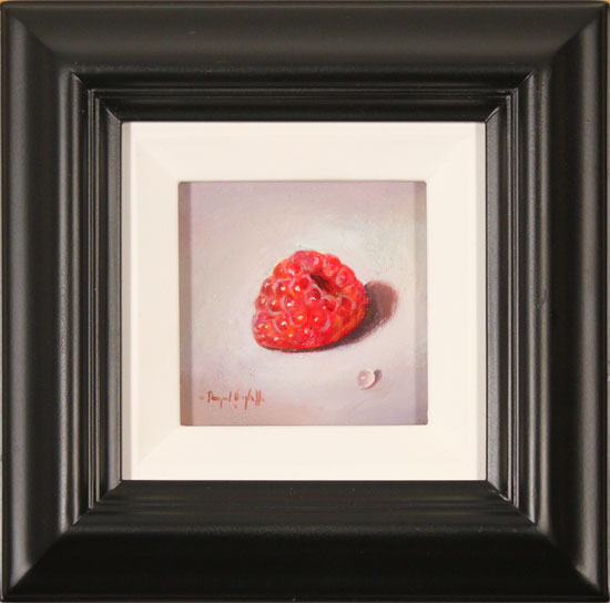Raymond Campbell, Original oil painting on panel, Raspberry, click to enlarge