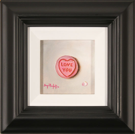 Raymond Campbell, Original oil painting on panel, Love Heart, click to enlarge