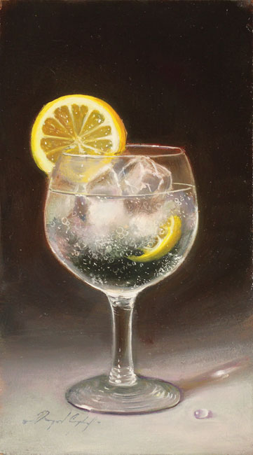 Raymond Campbell, Original oil painting on panel, Ice and Slice, click to enlarge