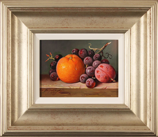 Raymond Campbell, Original oil painting on panel, Mixed Fruit, click to enlarge
