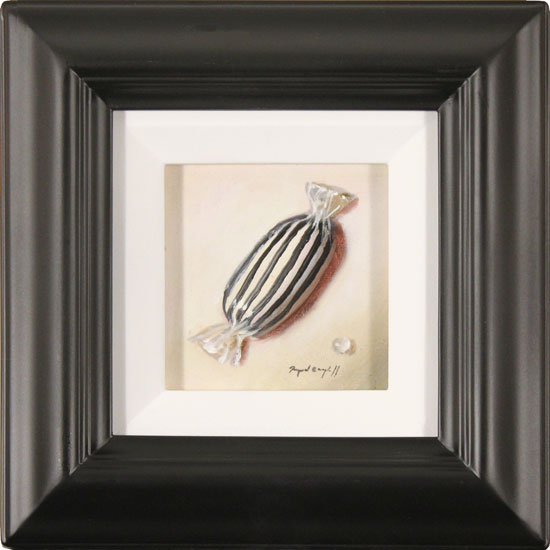 Raymond Campbell, Original oil painting on panel, Mint Humbug, click to enlarge