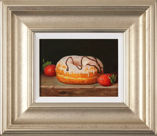 Raymond Campbell, Original oil painting on panel, Sweet Treat  