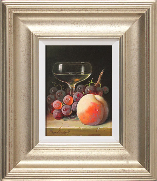 Raymond Campbell, Original oil painting on panel, A Light Apéritif, click to enlarge